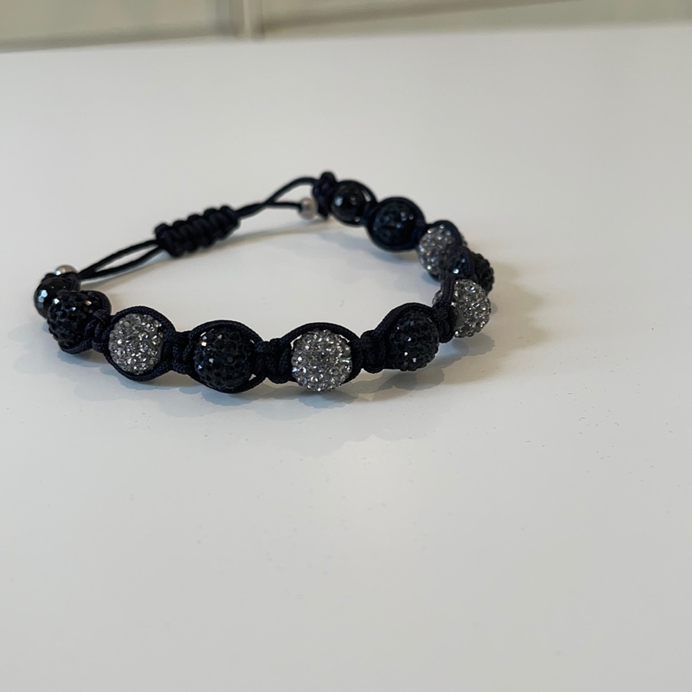 Shamballa adjustable crystal bracelet